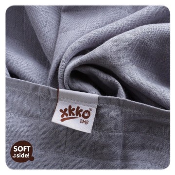 Bamboo muslins xkko bmb 70x70 silver 3pcs 3f2