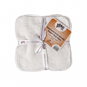 Bamboo washcloths xkko bmb 21x21 natural bdb