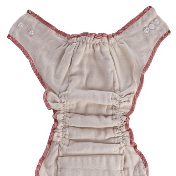 Organic cotton fitted diaper xkko organic natural size m 189