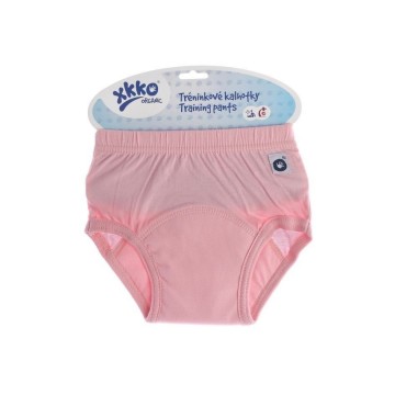 Organic cotton training pants xkko organic baby pink 923