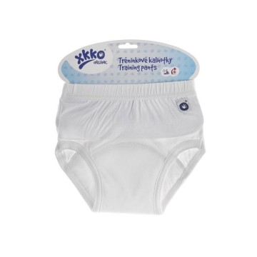 Organic cotton training pants xkko organic white c2d