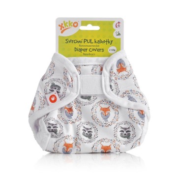 Xkko diaper cover newborn fox raccoon ed3 2