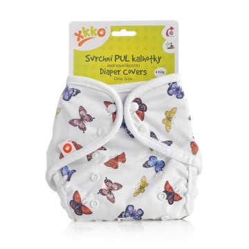 Xkko diaper cover one size butterflies 4b2