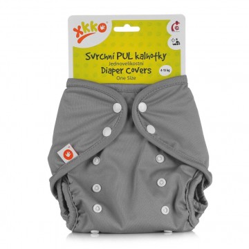 Xkko diaper cover one size grey 55c