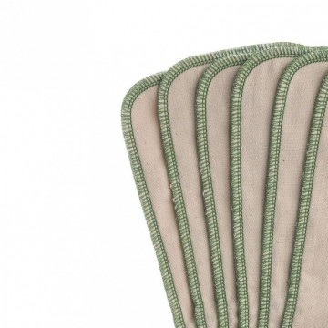 Xkko organic twill booster natural size l 6ps 12d